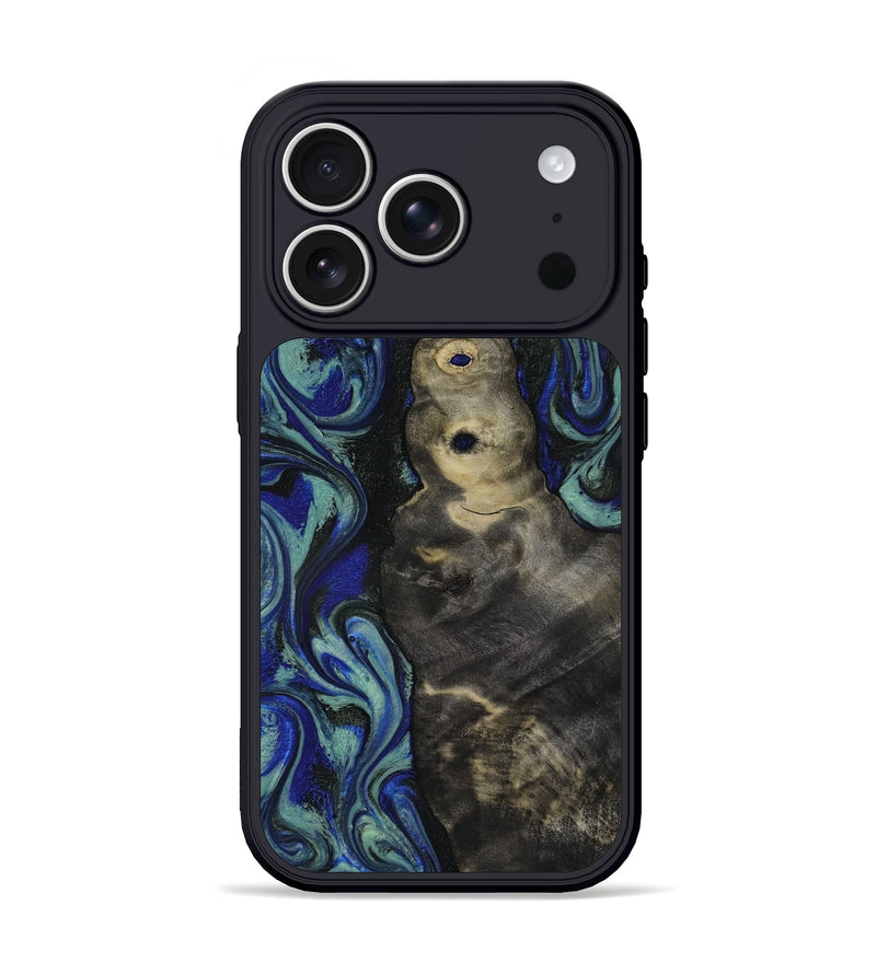 iPhone 17 Pro Wood Phone Case - Alaiya (Blue, 818050)