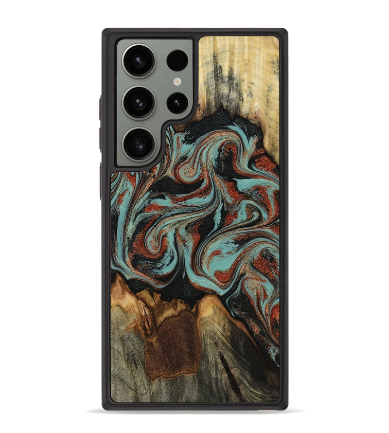 Galaxy S23 Ultra Wood Phone Case - Tim (Green, 818052)