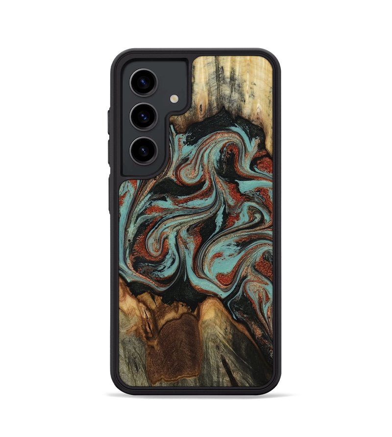Galaxy S24 Wood Phone Case - Tim (Green, 818052)