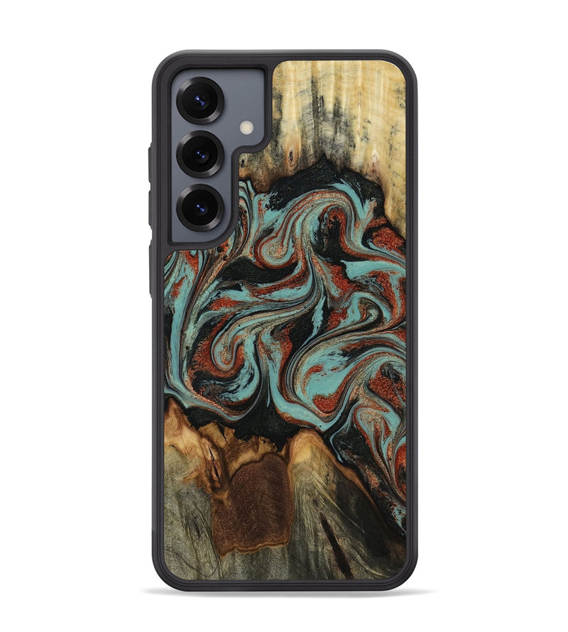 Galaxy S25 Plus Wood Phone Case - Tim (Green, 818052)