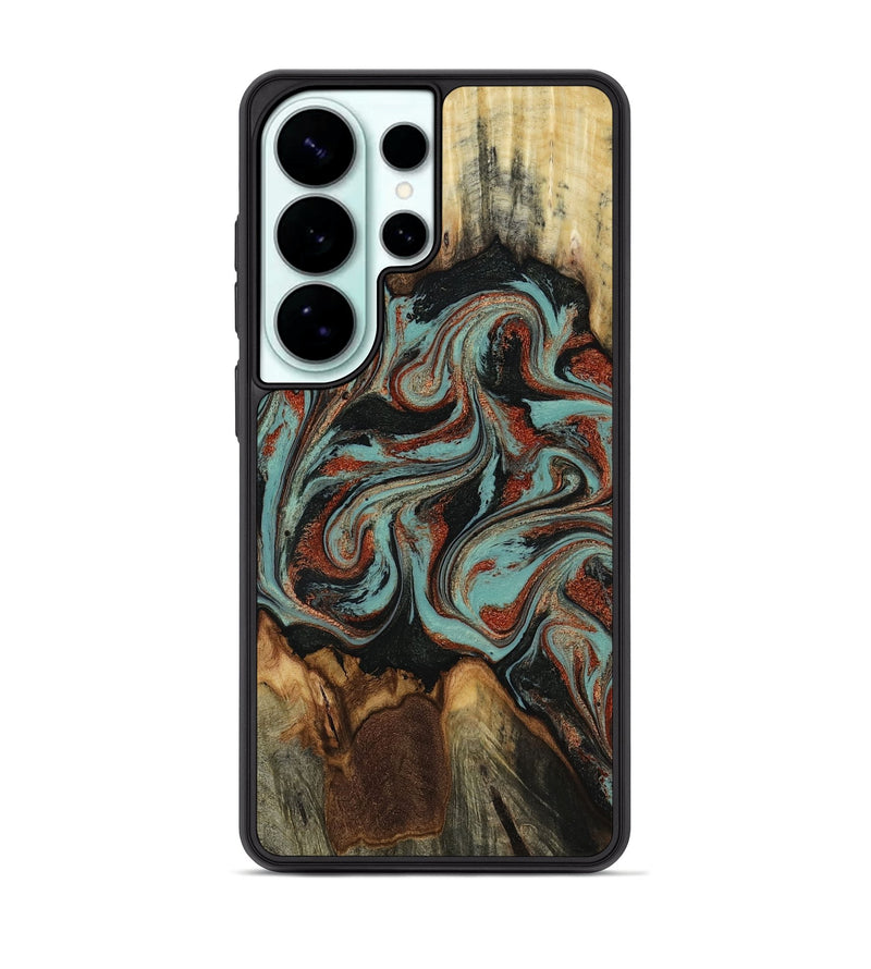 Galaxy S26 Ultra Wood Phone Case - Tim (Green, 818052)