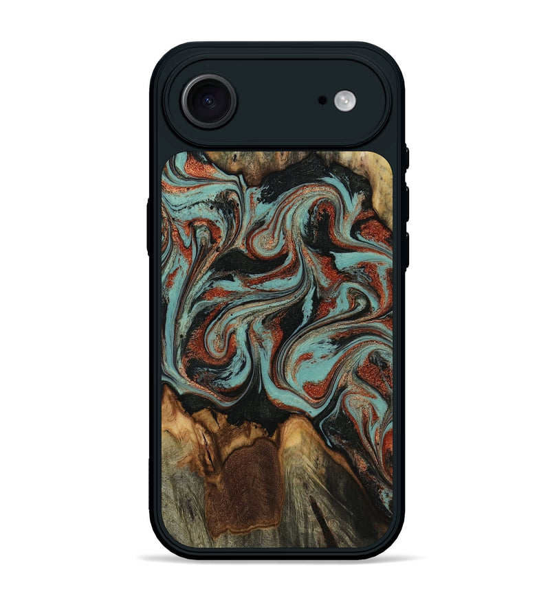 iPhone 17 Air Wood Phone Case - Tim (Green, 818052)