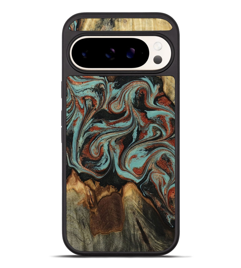 Pixel 10 Pro XL Wood Phone Case - Tim (Green, 818052)