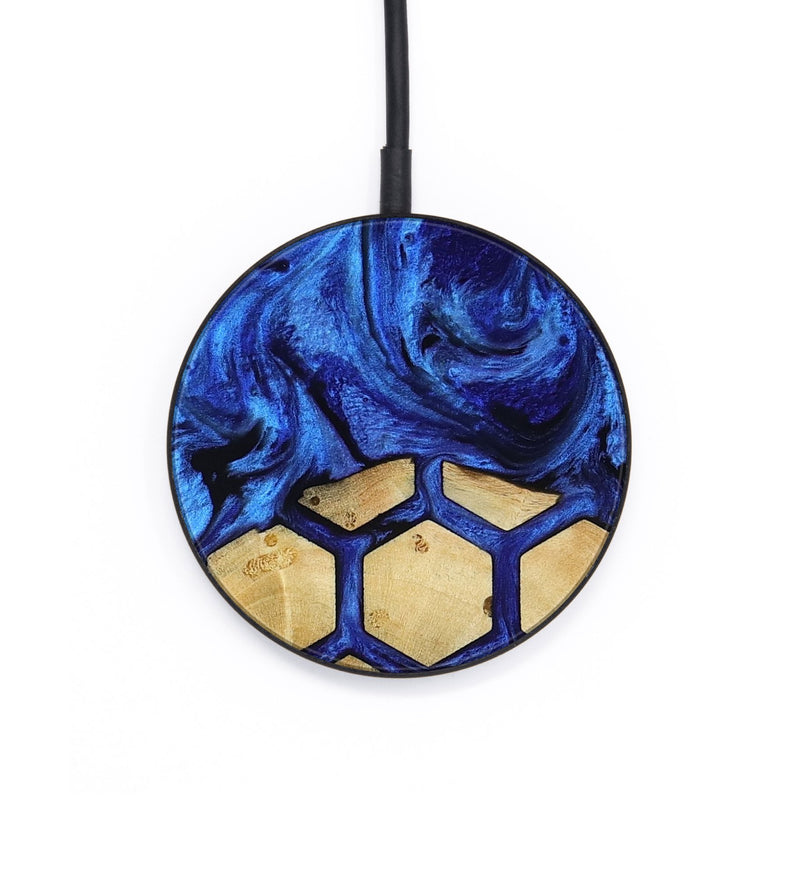 Circle Wood Wireless Charger - Giada (Pattern, 818080)