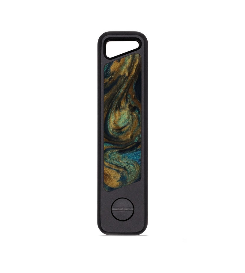 EDC ResinArt KeyHolder - Kade (Teal & Gold, 818115)