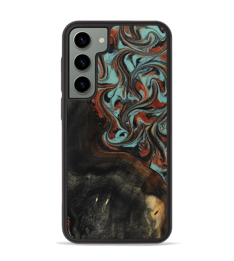 Galaxy S23 Plus Wood Phone Case - Lora (Green, 818124)