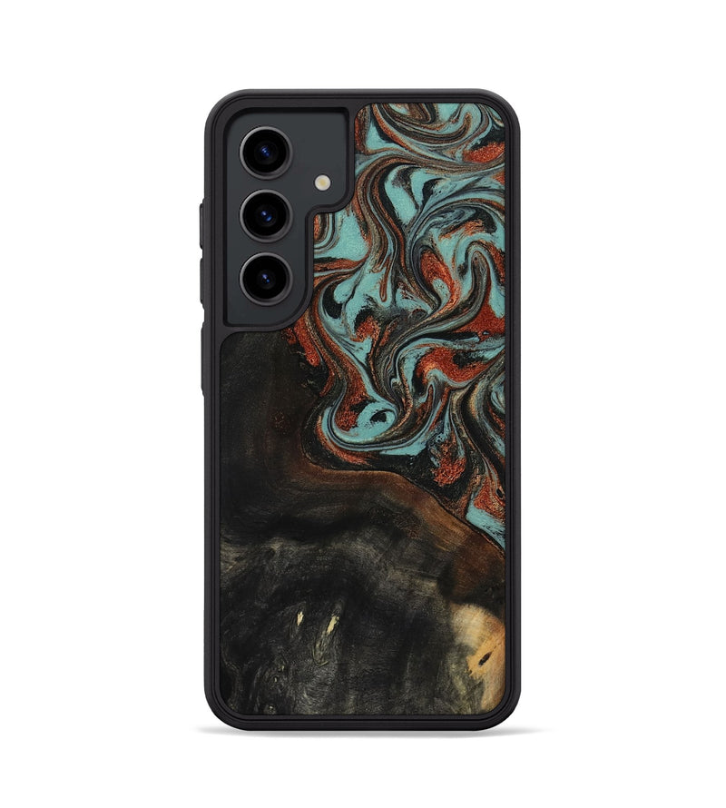 Galaxy S24 Wood Phone Case - Lora (Green, 818124)