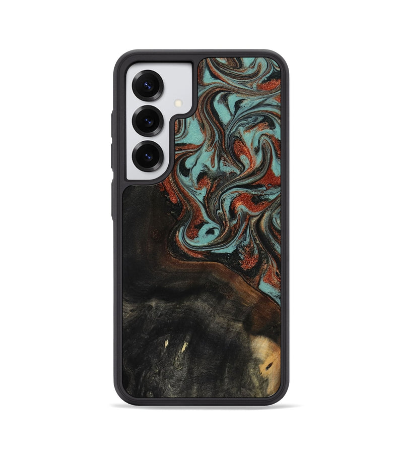 Galaxy S25 Wood Phone Case - Lora (Green, 818124)