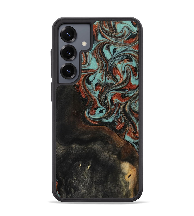 Galaxy S25 Plus Wood Phone Case - Lora (Green, 818124)