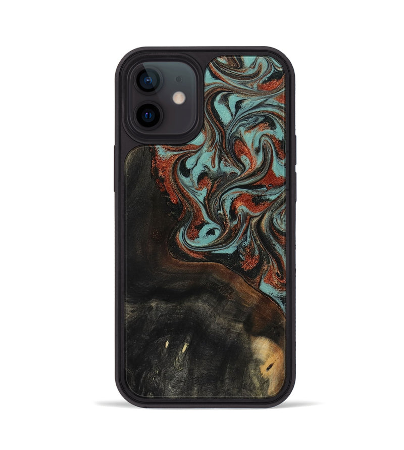 iPhone 12 Wood Phone Case - Lora (Green, 818124)