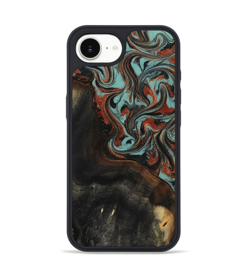 iPhone 16e Wood Phone Case - Lora (Green, 818124)