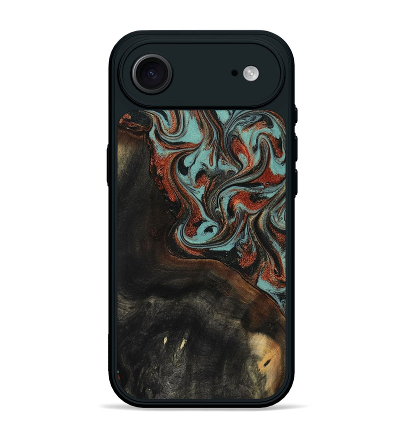 iPhone 17 Air Wood Phone Case - Lora (Green, 818124)