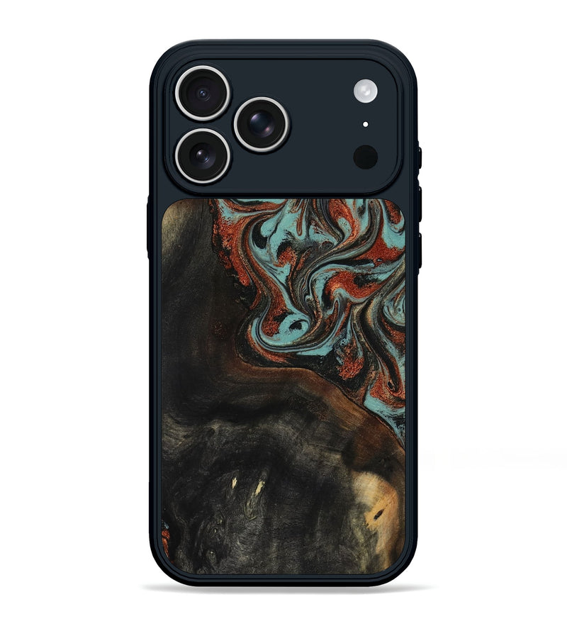 iPhone 17 Pro Max Wood Phone Case - Lora (Green, 818124)