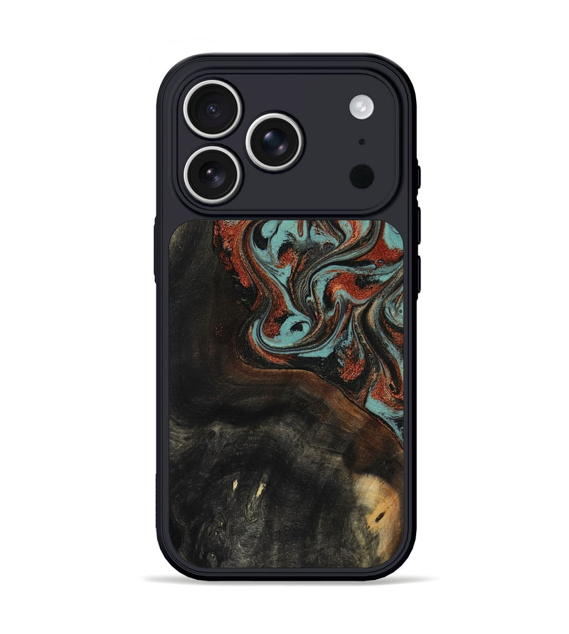 iPhone 17 Pro Wood Phone Case - Lora (Green, 818124)
