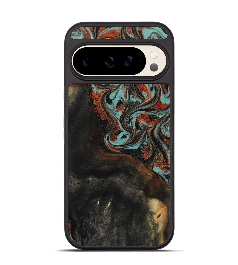 Pixel 10 Wood Phone Case - Lora (Green, 818124)