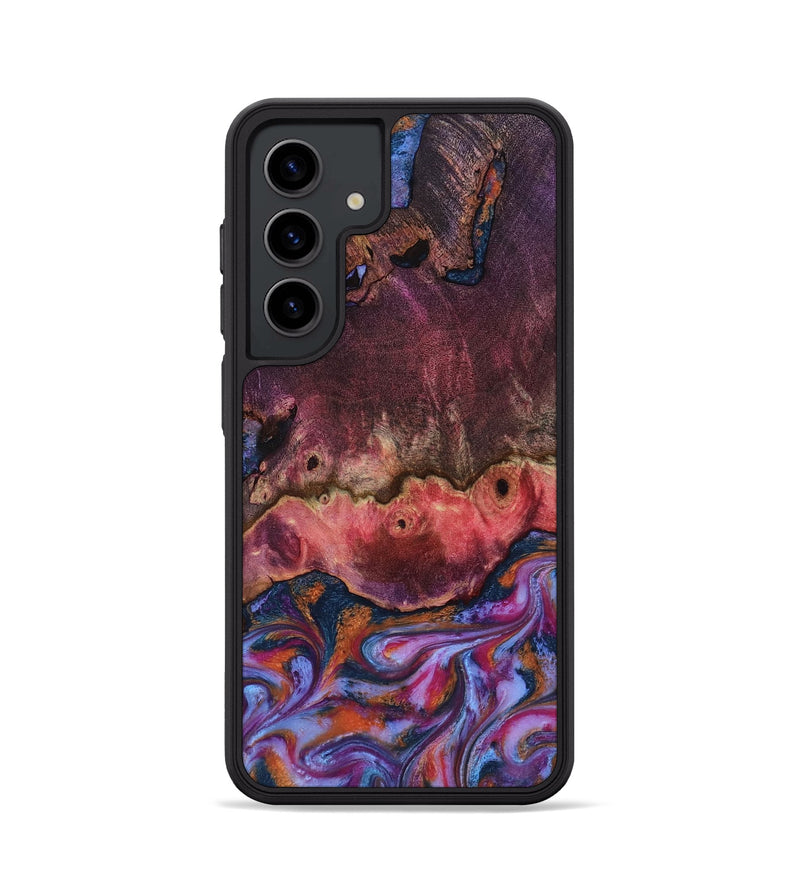 Galaxy S24 Wood Phone Case - Jaxson (Blue, 818129)