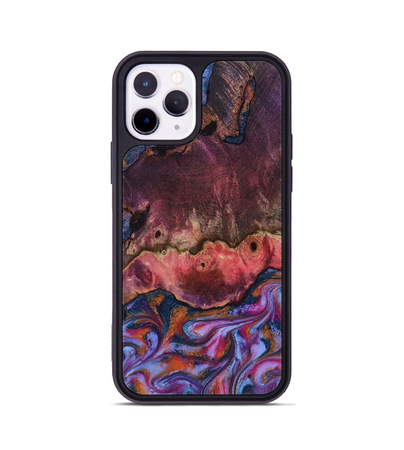 iPhone 11 Pro Wood Phone Case - Jaxson (Blue, 818129)