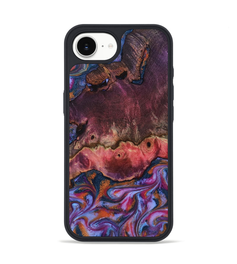 iPhone 16e Wood Phone Case - Jaxson (Blue, 818129)