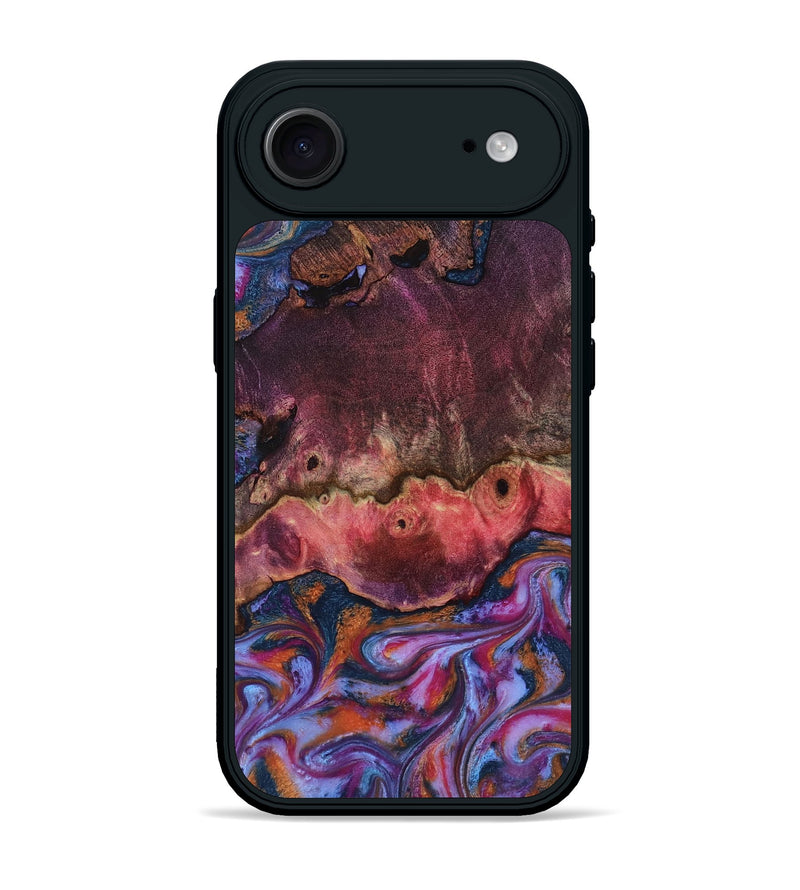 iPhone 17 Air Wood Phone Case - Jaxson (Blue, 818129)