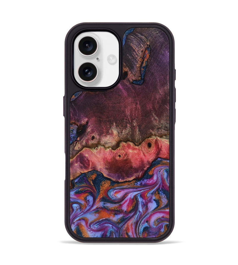 iPhone 17 Wood Phone Case - Jaxson (Blue, 818129)