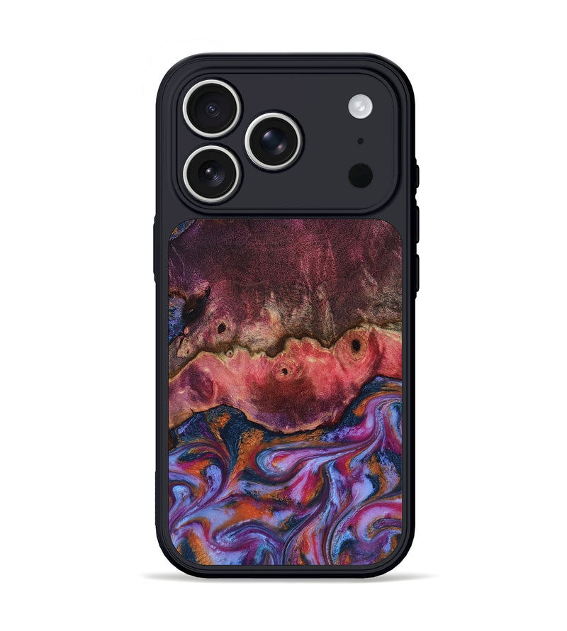 iPhone 17 Pro Wood Phone Case - Jaxson (Blue, 818129)
