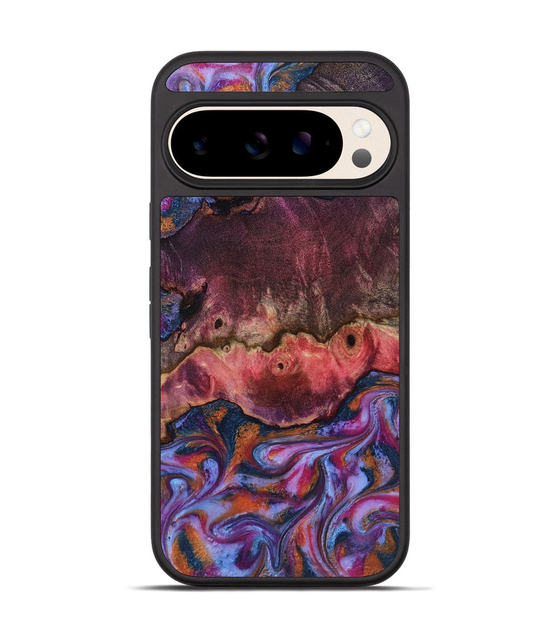 Pixel 10 Wood Phone Case - Jaxson (Blue, 818129)