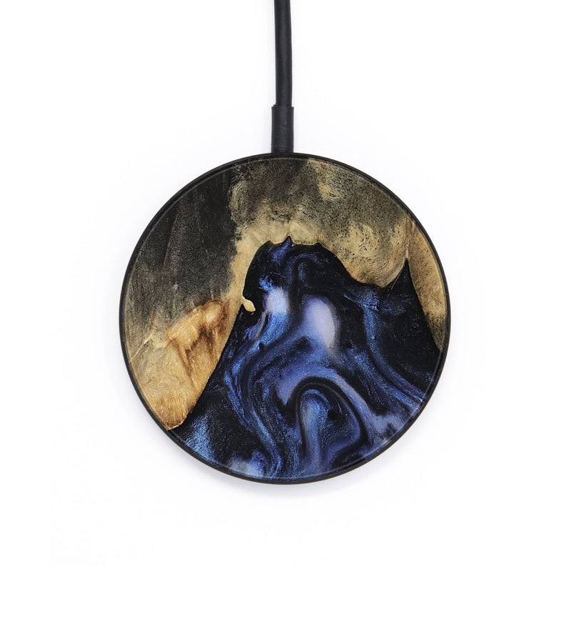 Circle Wood Wireless Charger - Enrique (Blue, 818130)