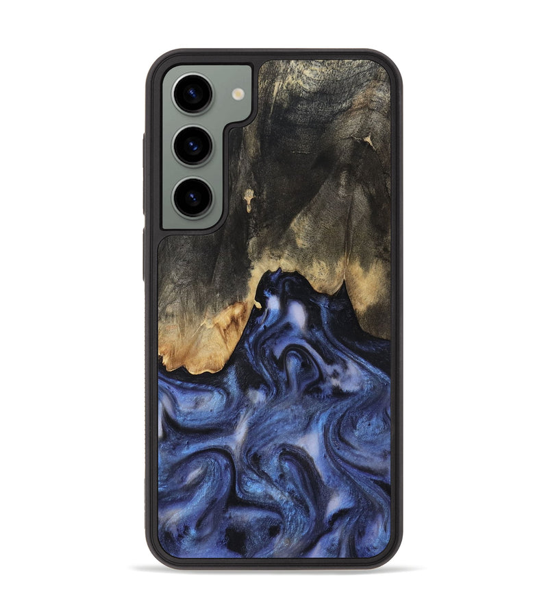 Galaxy S23 Plus Wood Phone Case - Enrique (Blue, 818130)
