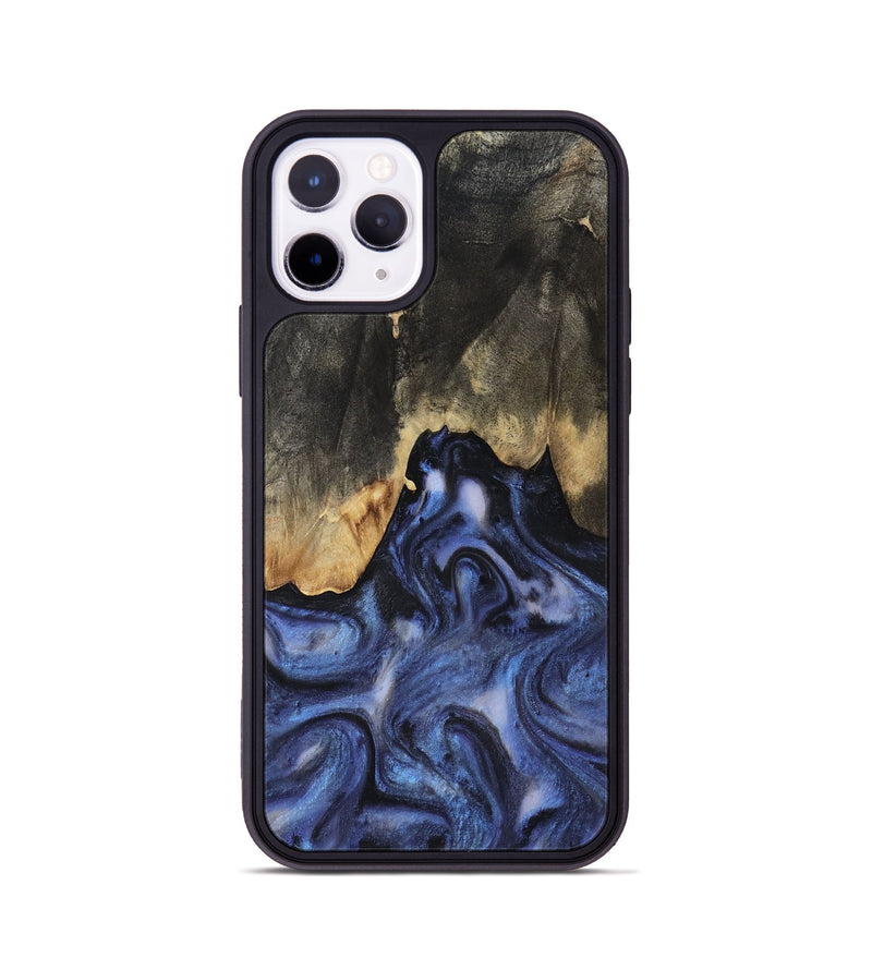 iPhone 11 Pro Wood Phone Case - Enrique (Blue, 818130)