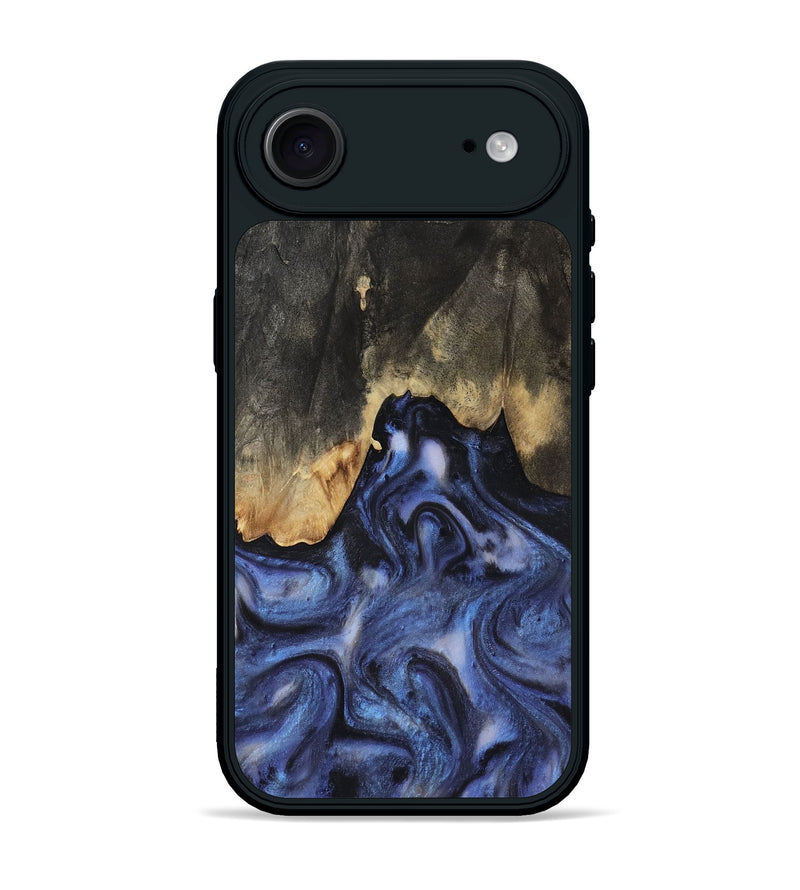 iPhone 17 Air Wood Phone Case - Enrique (Blue, 818130)