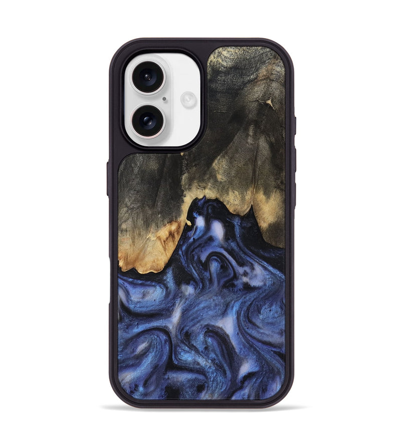 iPhone 17 Wood Phone Case - Enrique (Blue, 818130)