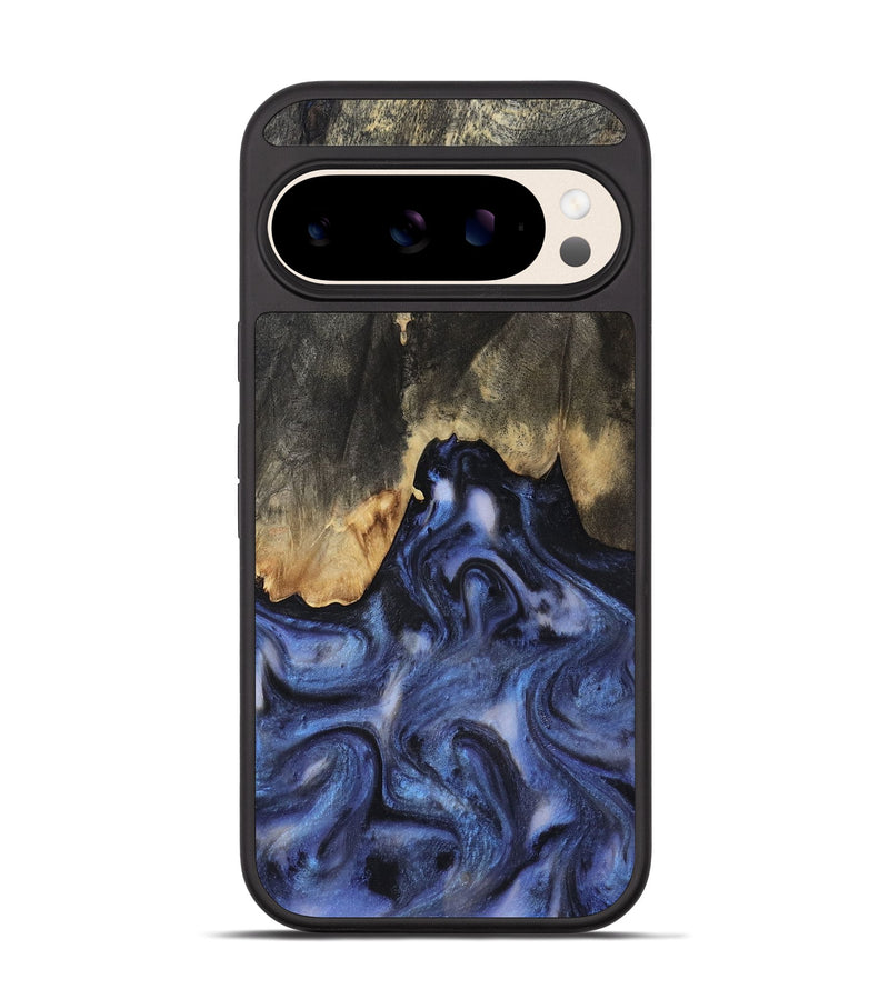 Pixel 10 Wood Phone Case - Enrique (Blue, 818130)
