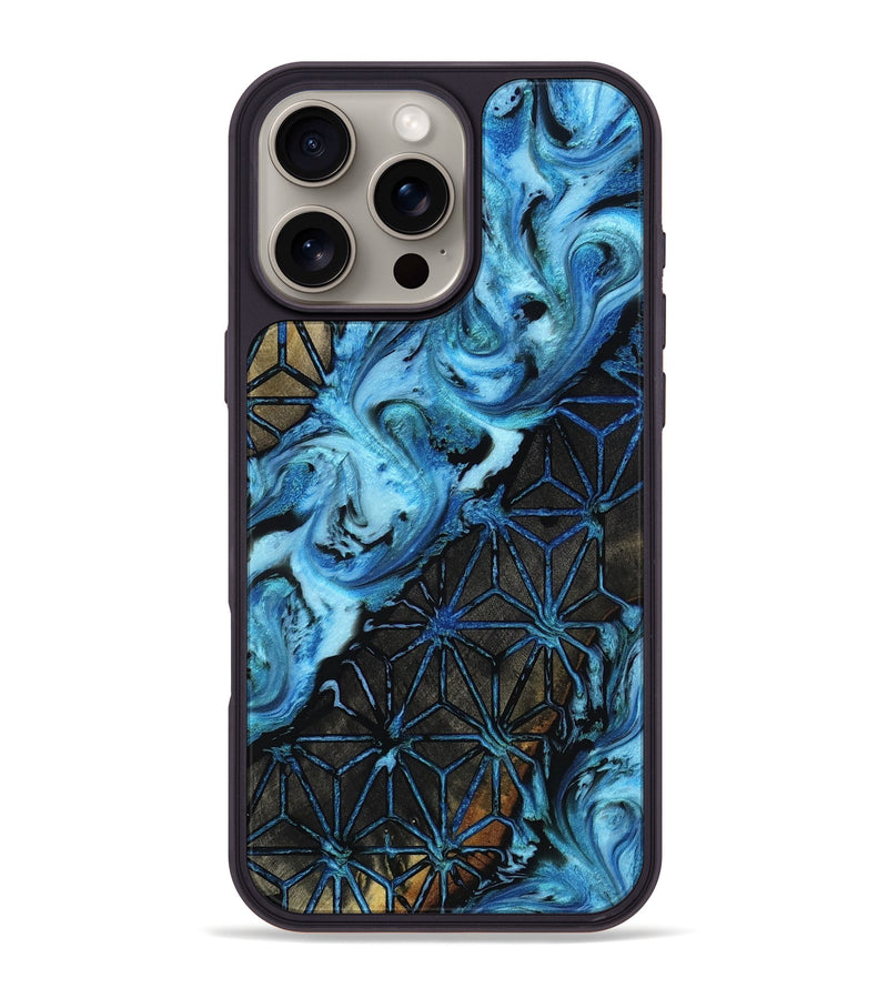 iPhone 16 Pro Max Wood Phone Case - Leatha (Pattern, 818158)