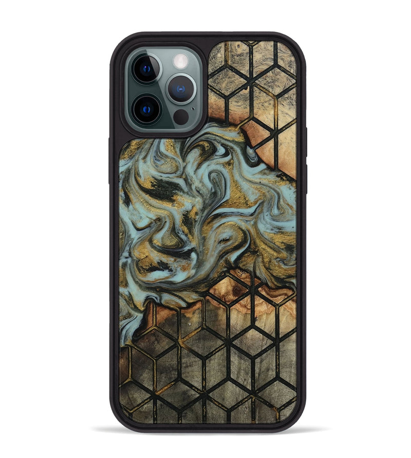 iPhone 12 Pro Max Wood Phone Case - Harmon (Pattern, 818160)
