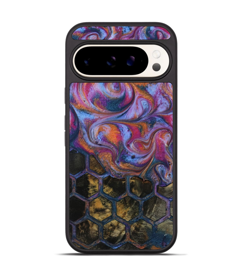 Pixel 9 Wood Phone Case - Maira (Pattern, 818182)