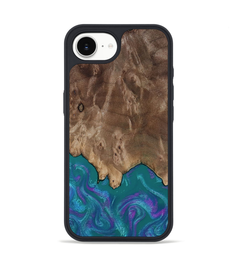 iPhone 16e Wood Phone Case - Benicio (Purple, 818199)