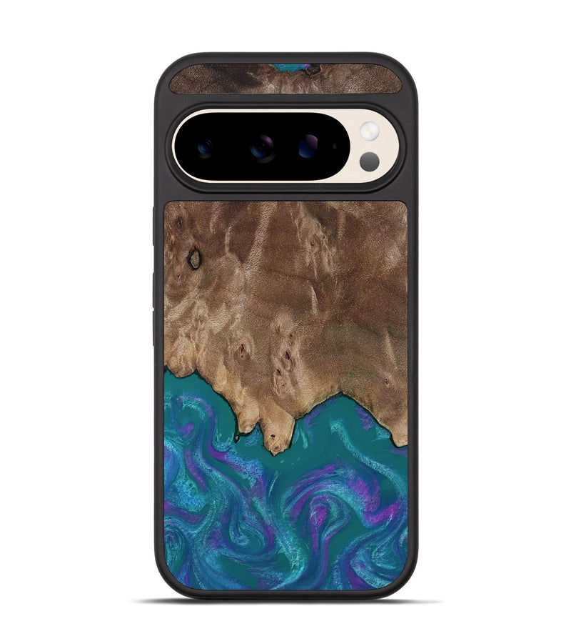 Pixel 10 Pro Wood Phone Case - Benicio (Purple, 818199)