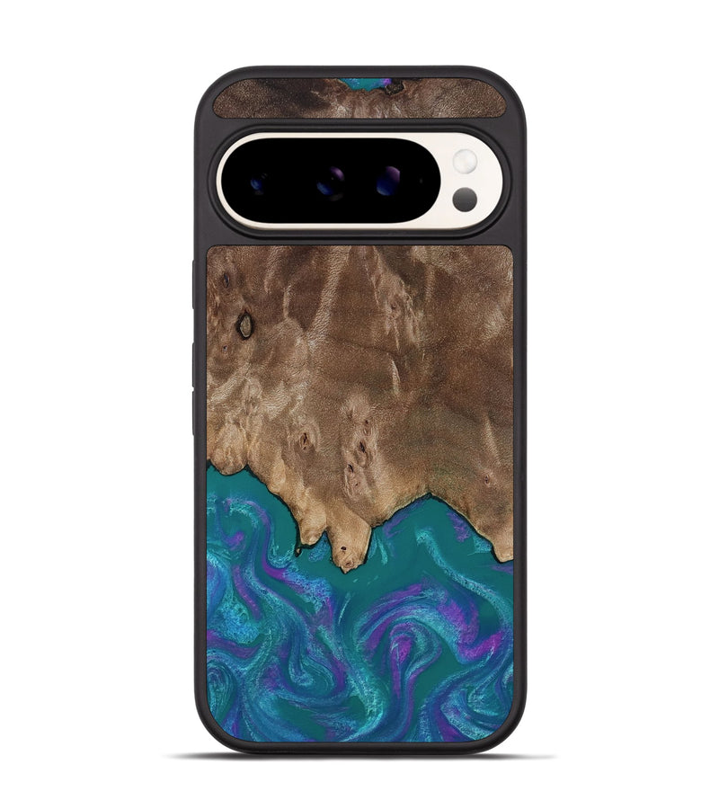 Pixel 9 Pro Wood Phone Case - Benicio (Purple, 818199)