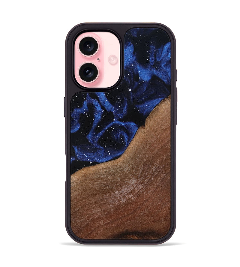 iPhone 16 Wood Phone Case - Iola (Cosmos, 818202)