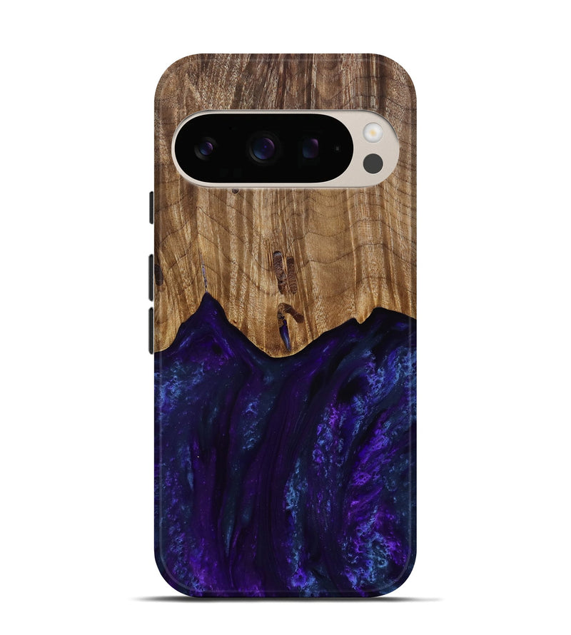Pixel 10 Wood Live Edge Phone Case - Roscoe (Purple, 818241)