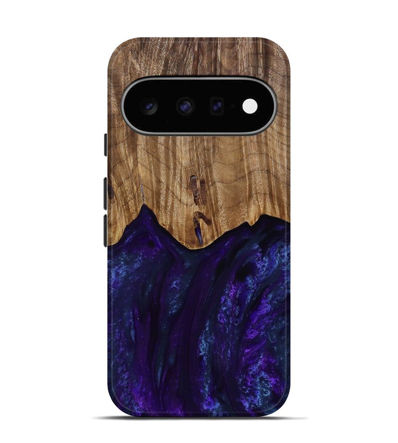 Pixel 11 Wood Live Edge Phone Case - Roscoe (Purple, 818241)