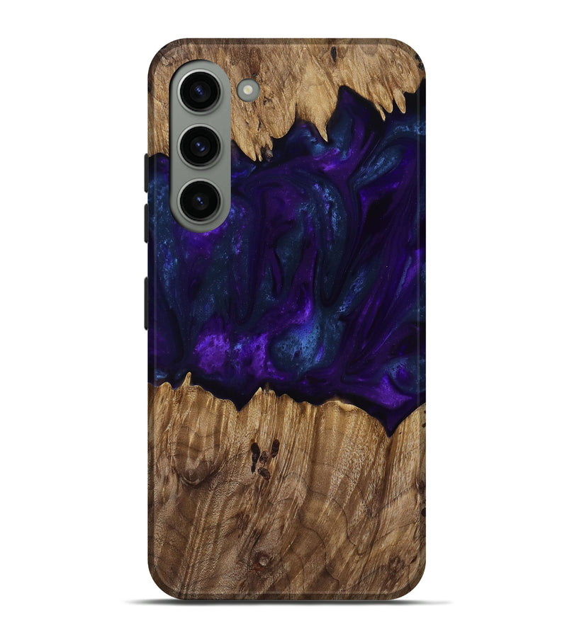 Galaxy S23 Plus Wood Live Edge Phone Case - Angus (Purple, 818242)