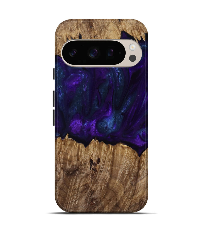 Pixel 10 Wood Live Edge Phone Case - Angus (Purple, 818242)