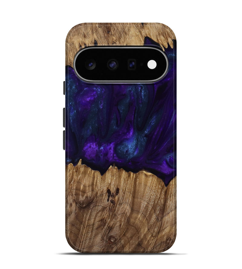 Pixel 11 Pro Wood Live Edge Phone Case - Angus (Purple, 818242)