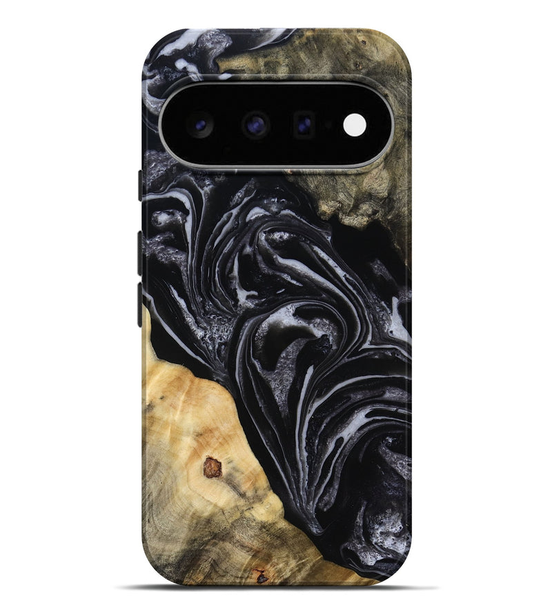 Pixel 11 Pro XL Wood Live Edge Phone Case - Claude (Black & White, 818247)