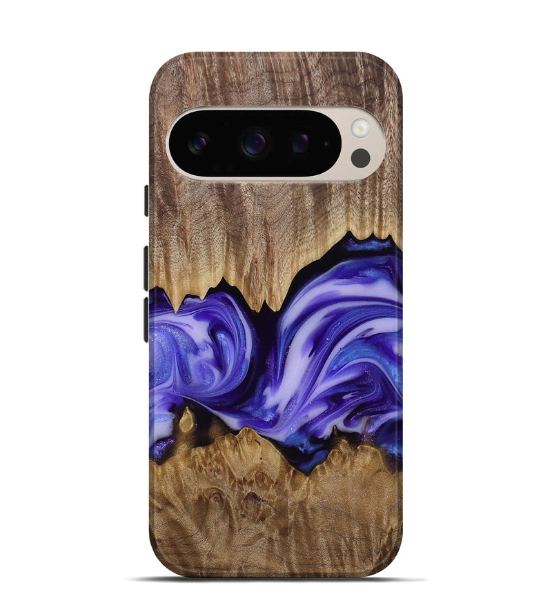 Pixel 10 Pro Wood Live Edge Phone Case - Willa (Purple, 818260)