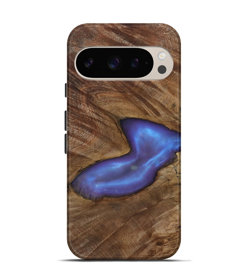 Pixel 9 Wood Live Edge Phone Case - Atticus (Clear, 818264)
