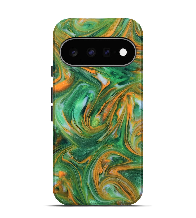 Pixel 11 ResinArt Live Edge Phone Case - Abbie (Neon, 818266)