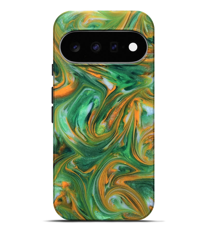Pixel 11 Pro XL ResinArt Live Edge Phone Case - Abbie (Neon, 818266)