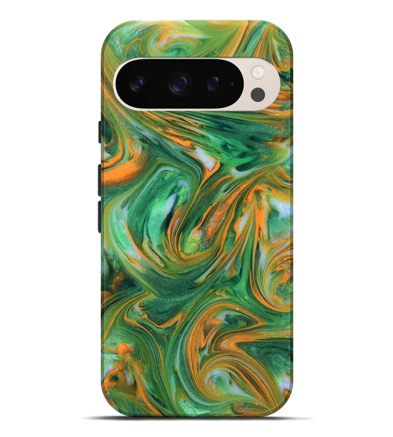 Pixel 9 Pro XL ResinArt Live Edge Phone Case - Abbie (Neon, 818266)